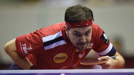 Timo Boll steht bei der Tischtennis-WM in der zweiten Runde
