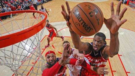 Kevin Seraphin schnappte sich gegen Houston fünf Rebounds