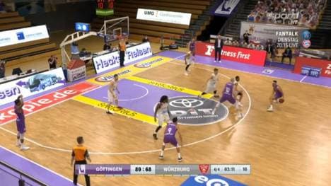 BG Göttingen feiert gegen s.Oliver Würzburg nach zwei Pleiten in Folge endlich wieder einen Sieg