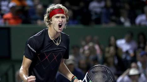 Alexander Zverev trifft im Halbfinale in Miami auf den Spanier Pablo Carreno Busta