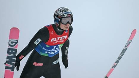 Marius Lindvik bei der WM im März