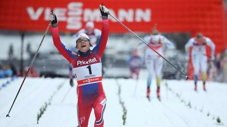 Maiken Caspersen Falla gewinnt in Lahti