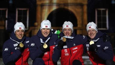 IBU Biathlon World Championships - Men's and Women's Relay Mit neun Medaillen ist Norwegen die dominierende Nation der Biathlon-WM in Östersund