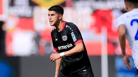 Exequiel Palacios spielt bei der TSG Hoffenheim von Beginn an