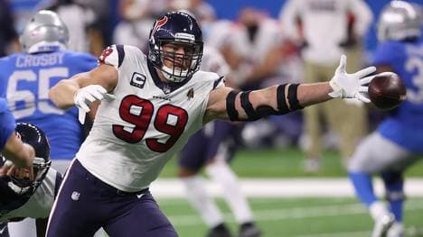 J.J. Watt hat bei den Houston Texans schon den ein oder anderen Ball aus der Luft gepflückt