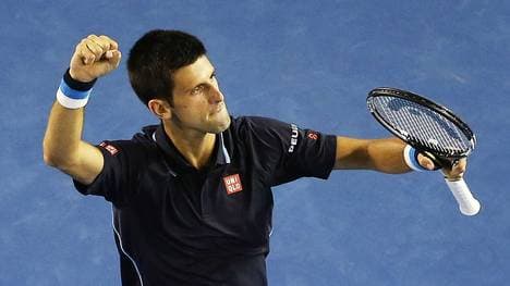 Novak Djokovic schlug den Spanier Fernando Verdasco