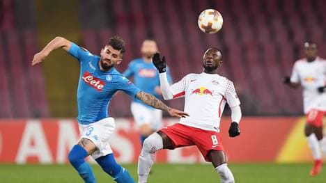 Naby Keita (r.) stand in der Vorwoche in Neapel in der Startelf