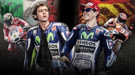 Valentino Rossi, Jorge Lorenzo