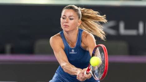Camila Giorgi stand 2018 im Viertelfinale von Wimbledon