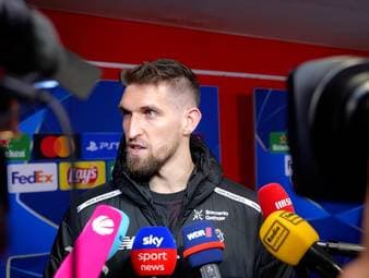 Robert Andrich spricht nach dem Champions-League-Hinspiel mit Bayer Leverkusen auch über seine Chancen in der deutschen Nationalmannschaft.