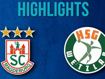 Die Highlights der Partie SC Magdeburg gegen HSG Wetzlar aus der Handball-Bundesliga im Video.