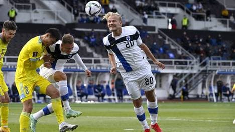 Joel Pohjanpalo von Bayer Leverkusen traf für Finnland in der WM-Qualifikation