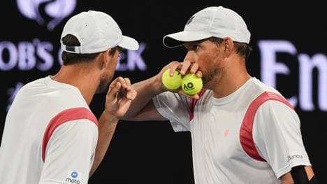 Bob Bryan und Mike Bryan gewannen bislang sechs Mal die Australian Open