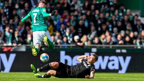 Werder Bremen mühte sich lange gegen Sandhausen. 