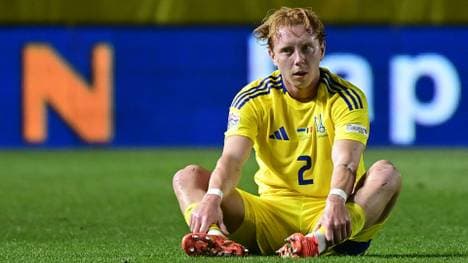 Juchym Konplija im Trikot des ukrainischen Nationalteams