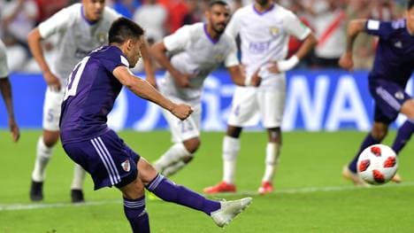 River Plates Gonzalo Martinez verschoss schon während der Partie vom Punkt