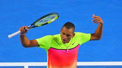 Nick Kyrgios steht zum zweiten Mal in einem Grand-Slam-Viertelfinale