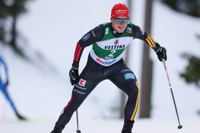 Deutscher stürmt nach vorne