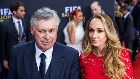 Carlo Ancelotti und seine Ehefrau Mariann Auger