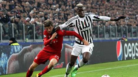 Paul Pogba gegen Thomas Müller