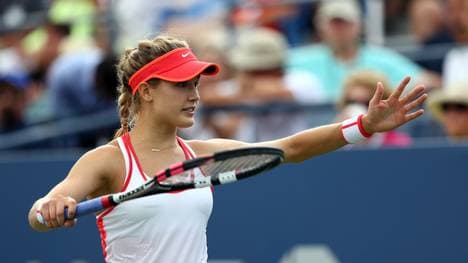 Eugenie Bouchard musste gegen Andrea Petkovic aufgeben