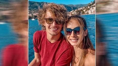 Ein Bild aus glücklichen Tagen: Alexander Zverev (l.) und Brenda Patea 