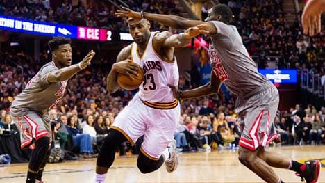LeBron James erzielte gegen die Bulls in dieser Saison 25,3 Punkte im Schnitt