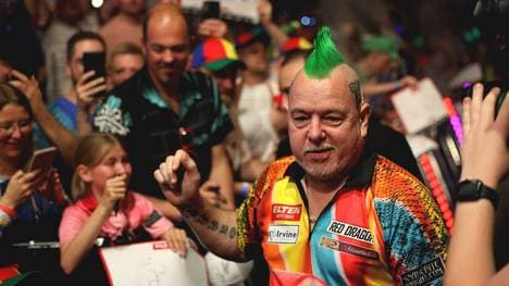 Peter Wright kämpft um den Einzug in die nächste Runde