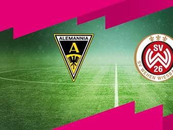 Alemannia Aachen - SV Wehen Wiesbaden: Tore und Highlights | 3. Liga
