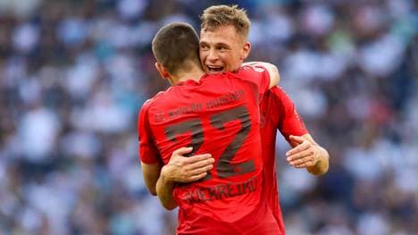 Joshua Kimmich verschuldete den frühen Gegentreffer - durfte am Ende aber dennoch jubeln