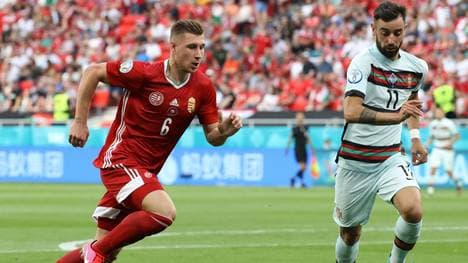 Willi Orban (l.) schätzt das DFB-Team hoch ein