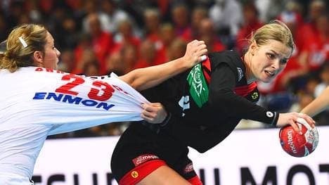 Evgenija Minevskaja musste mit den DHB-Frauen eine Niederlage einstecken