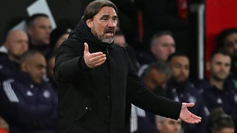 Daniel Farke kann im Old Trafford jubeln