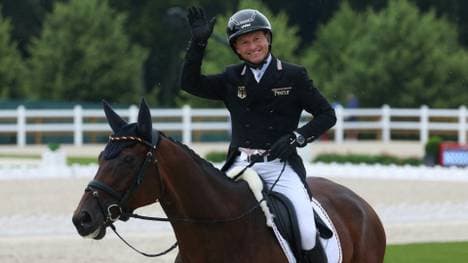 Michael Jung und sein Hengst Chipmunk