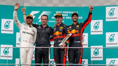 Dan Fallows (2.v.l.) war eine Schlüsselfigur bei Red Bull