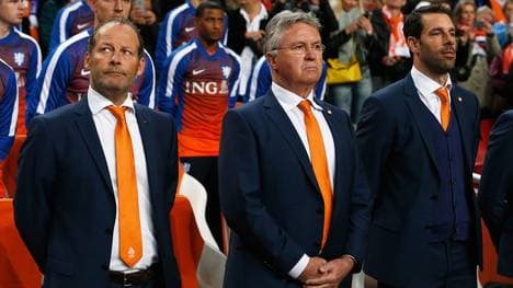 Danny Blind (l.) war zuletzt Bondscoach in den Niederlanden