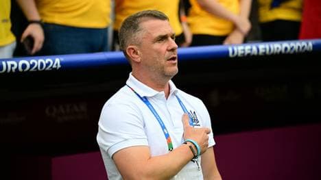 Ukraines Trainer Serhij Rebrow