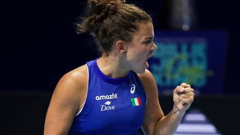 Jasmine Paolini triumphierte mit Italien beim Billie Jean King Cup