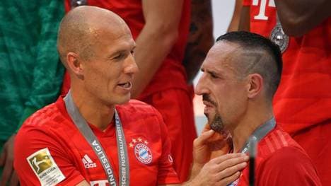 Arjen Robben und Franck Ribéry bildeten beim FC Bayern ein starkes Flügel-Duo