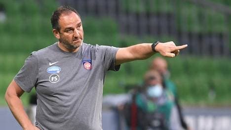 Dürfte zufrieden gewesen sein: Heidenheims Frank Schmidt
