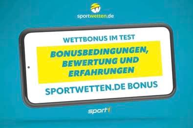 100€ Sportwetten.de Bonus | In 5 Minuten Bonus sichern