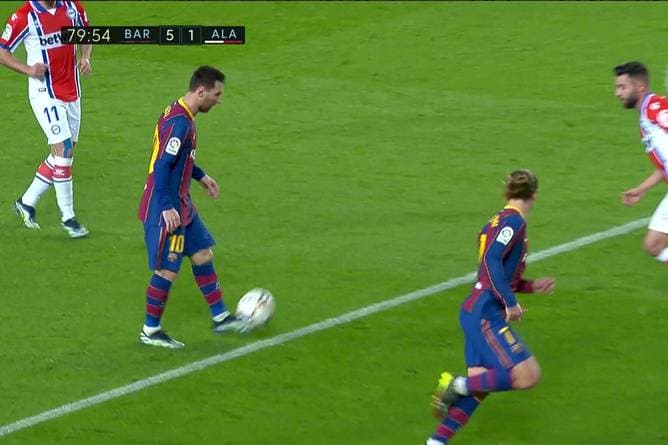 Genial oder arrogant? Dieser freche Lupfer krönt Messis Gala