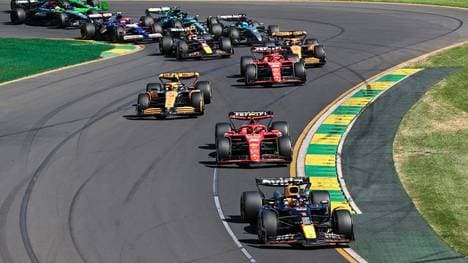 Beim Start war noch alles in Ordnung für Verstappen