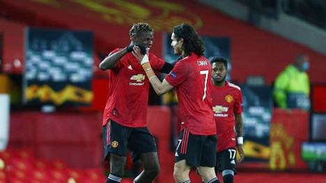 Edinson Cavani (r.) leitete mit einem Doppelpack die Aufholjad ein