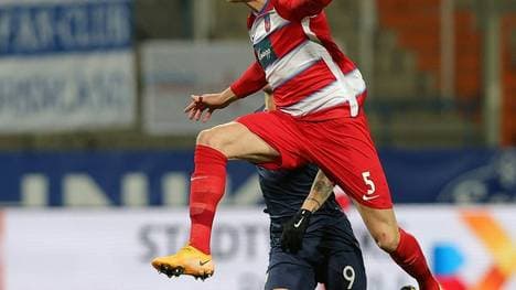 Hüsing erzielt das 2:0 für Heidenheim