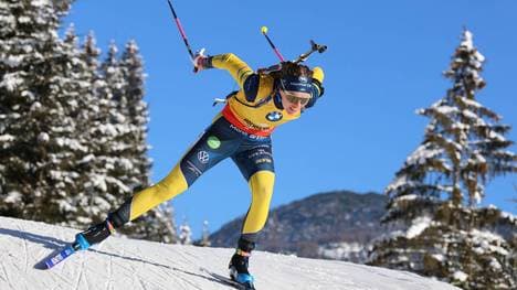 Für Elvira Öberg lief beim Sprint in Hochfilzen wenig zusammen