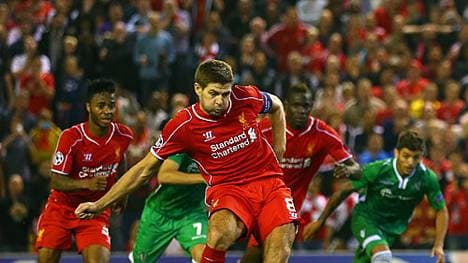 Die Bulgaren gleichen in der 90. Minute sogar aus, doch Steven Gerrad macht in der Nachspielzeit per Elfmeter den Sieg für die Reds perfekt