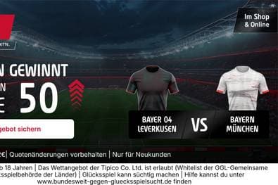 50,0-Quote auf Bayern: Der Tipico-Wahnsinn zum DFB-Pokal!