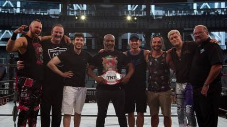 Mike Tyson hatte bei AEW auch hinter den Kulissen Spaß