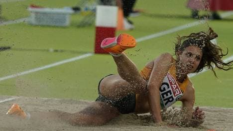 Deutsche Siegerin am Samstag: Caroline Joyeux